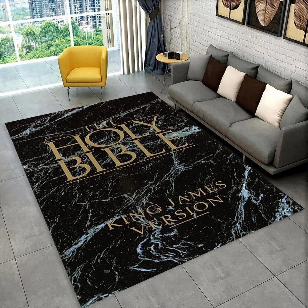 Holy Bible Cross Jesus Pray Area Rug,Carpet Rug for Home Living Room Bedroom Sofa Doormat Decor,kid Play Non-slip Floor Mat Gift 160cm x 230cm