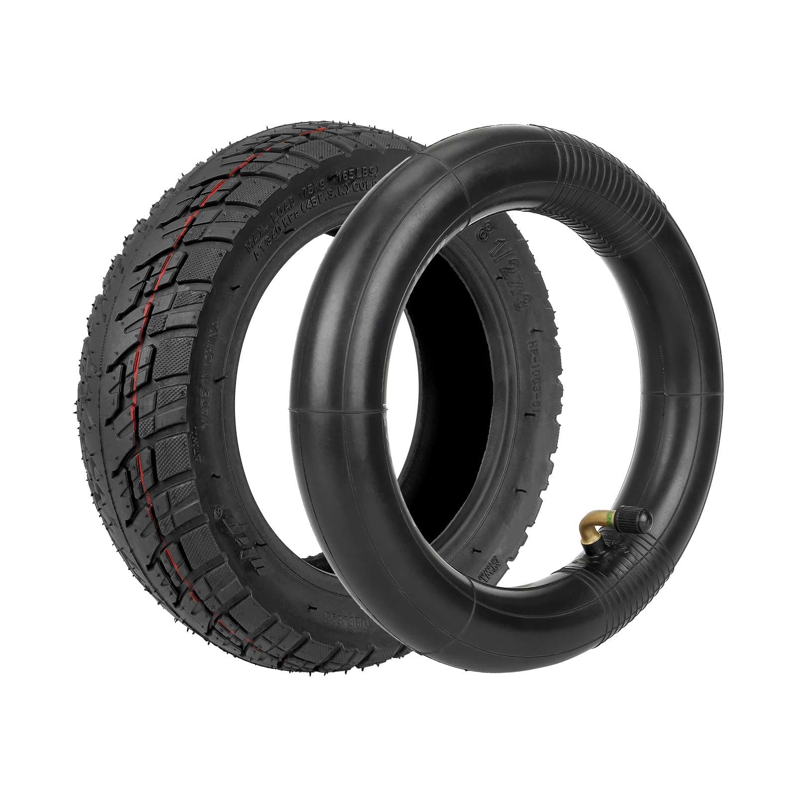Ulip 8.5x3 Off-Road Tire Electric Scooter Vacuum Tire with 81/2x2(50-134) Thickened Angle Valve black