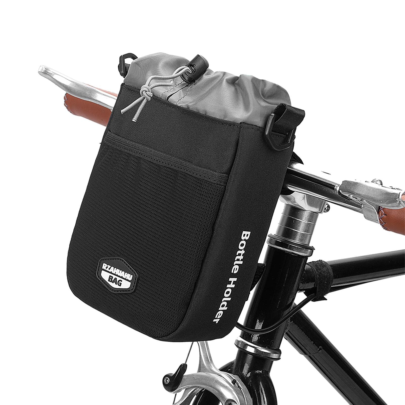 Bike Water Bottle Holder Bag Insulated Bicycle Handlebar Drink/Beverage Storage Cooler Bag Pannier Style B