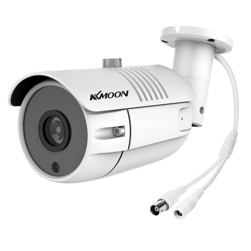 2MP Analog Security Camera 1080P Surveillance Camera with Night Vision,Indoor Outdoor Weatherproof P System white