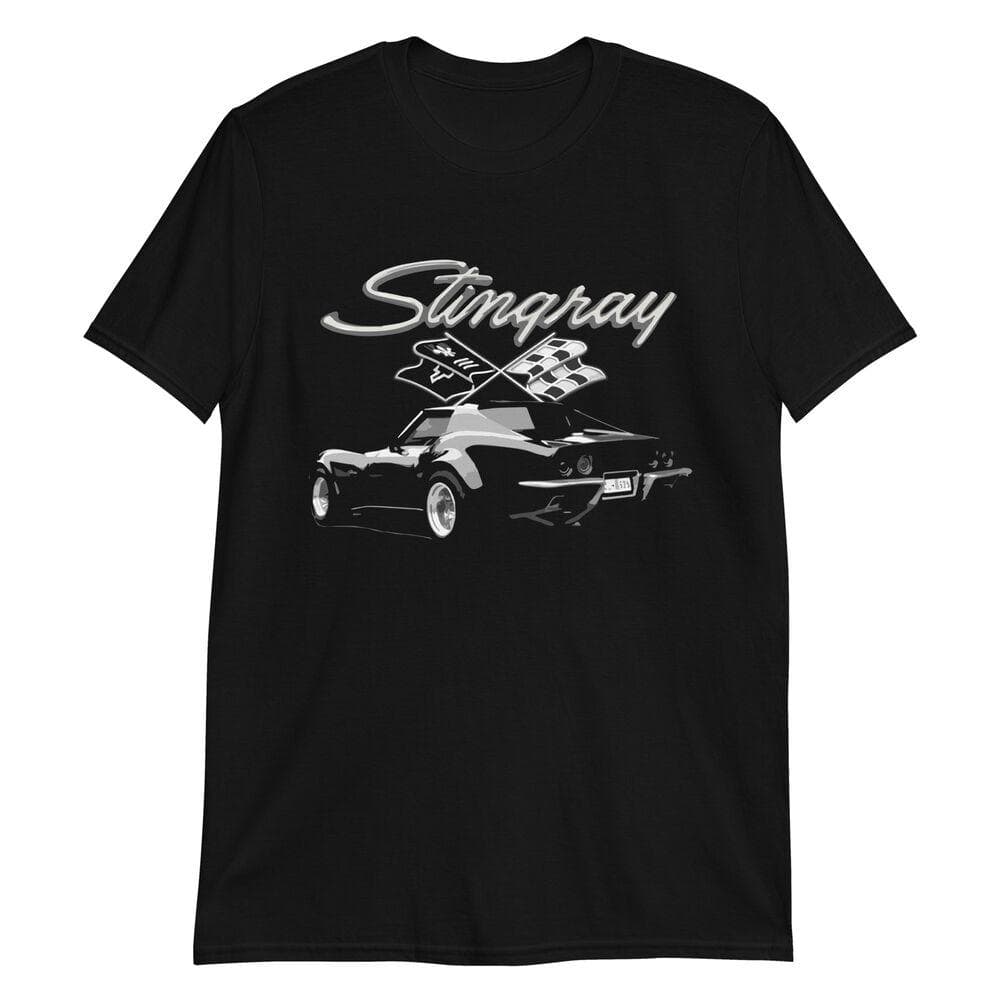 Corvette C3 Stingray 1969 1981 3Rd Gen Vette Black Muscle Car Unisex T-Shirt XXL