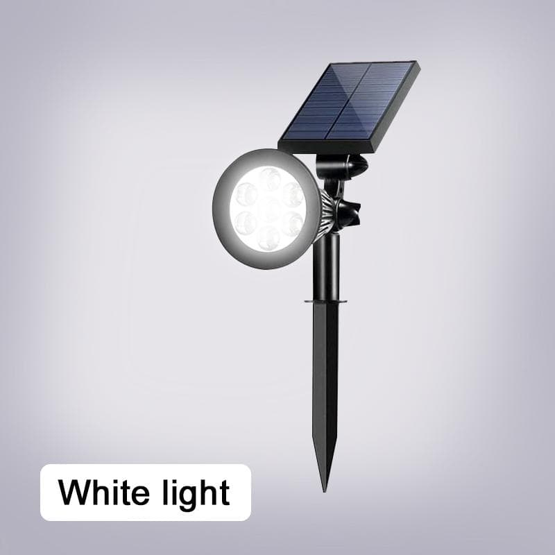 Outdoor Lighting LED Floor Changing Garden Light Waterproof Landscape Spotlight Garden Decoration 7 lights white
