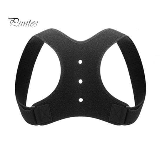 Women Men Back Posture Corrector Breathable Adjustable Upper Back Brace Pain Relief from Back Neck Shoulder Neoprene Hunchback Correction Belt L