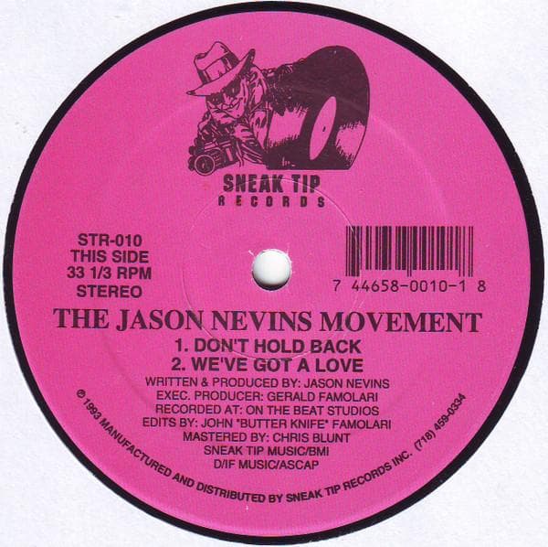 12inch Record JASON NEVINS MOVEMENT - We've Got A Love STR010 SNEAK TIP 1993 US Dance & Electronica Used