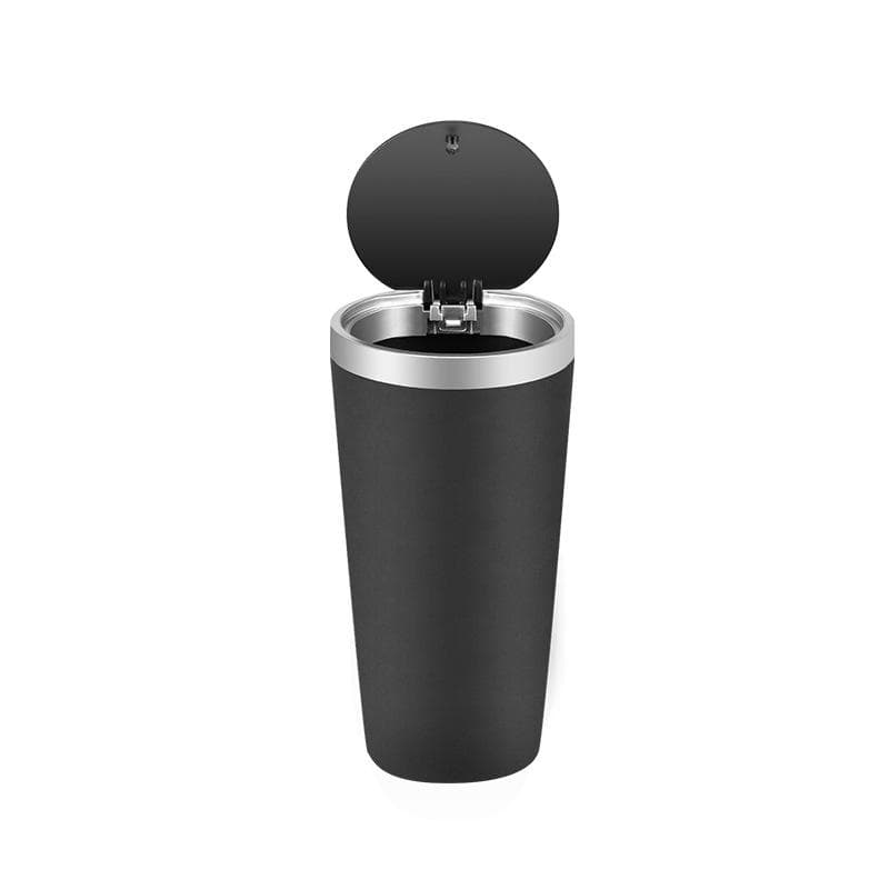 Car cup-type trash can multi-functional waterproof cup holder storage bucket with top cover car plastic armrest box storage bucket