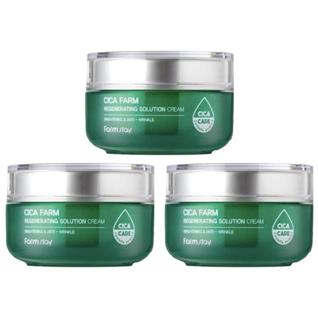FARM STAY Cica Farm Regenerating Solution Cream 50ml (3 Options) 3pcs