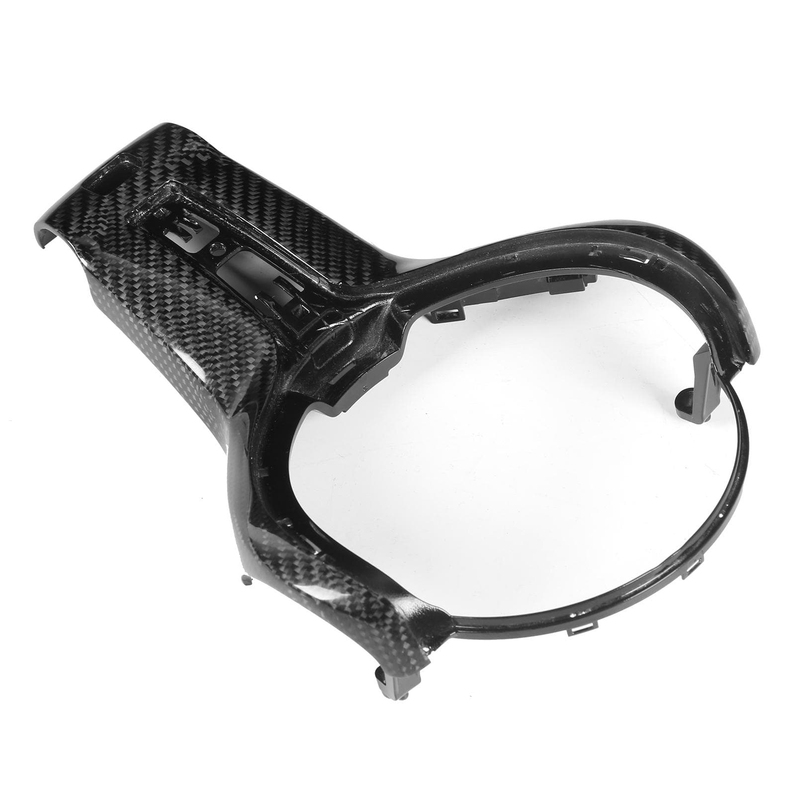 Carbon Fiber Steering Wheel Trim Cover Direct Replacement Fits for F20 F22 F30 F32 F10 F06 F15 F16