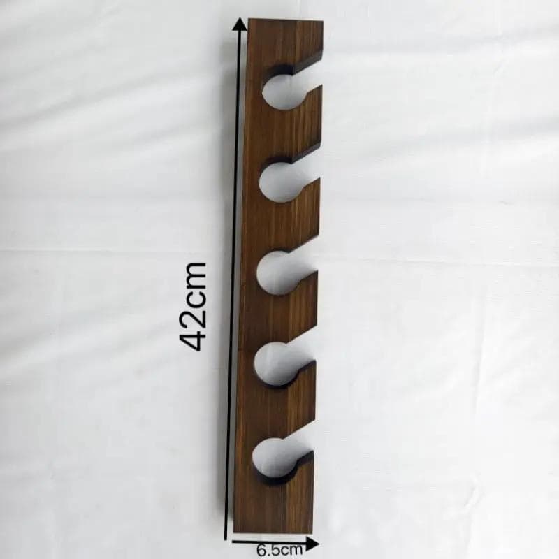 Wall Mounted Wooden Baseball Cap Organizer Vertical Hat Racks For Closet Portable Solid Wood Hooks Display Rack coffee