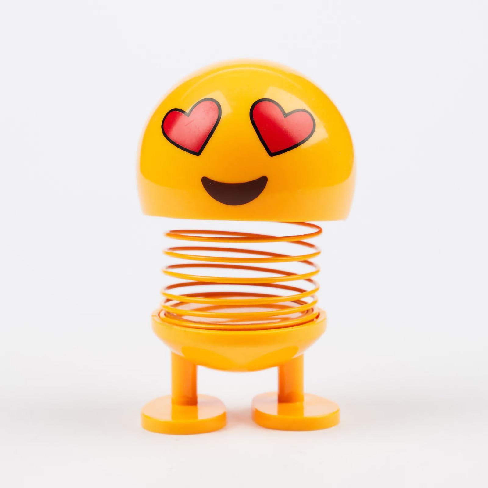 Spring Bobble Head Toy Cute Face Car Emotion Doll Interior Decoration for Car DashboardNo.14