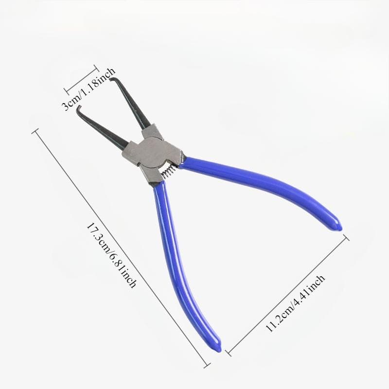 High Quality Joint Clamping Pliers Fuel Filters Hose Pipe Buckle Removal Caliper Carbon Steel Fits for Car Auto Vehicle Tools blue