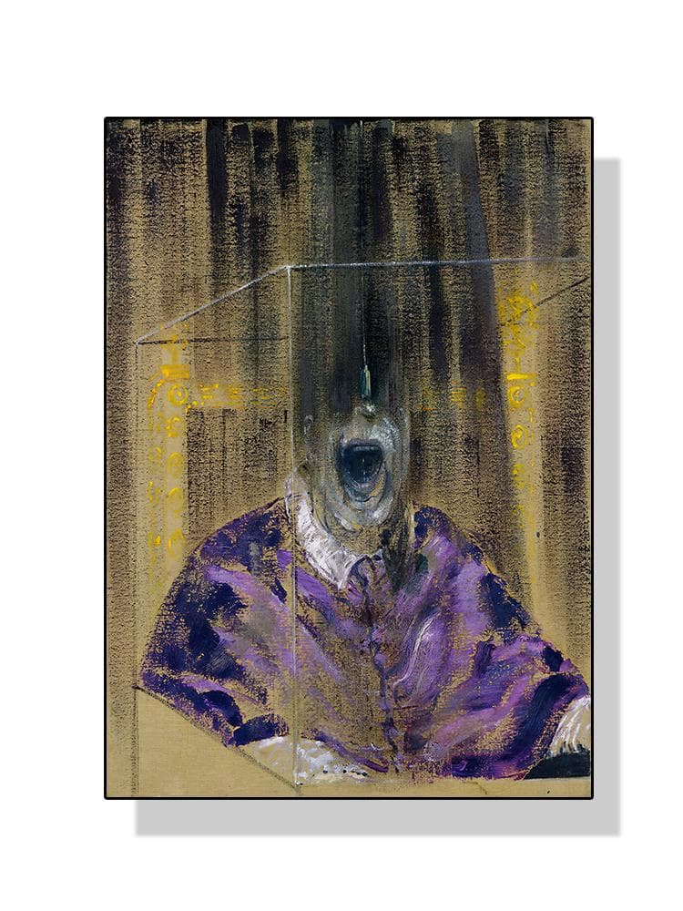 Grotesque Art Francis Bacon Classic Artwork Poster Canvas Painting Abstract Wall Picture For Living Room Home Decoration 60x80cm No Frame