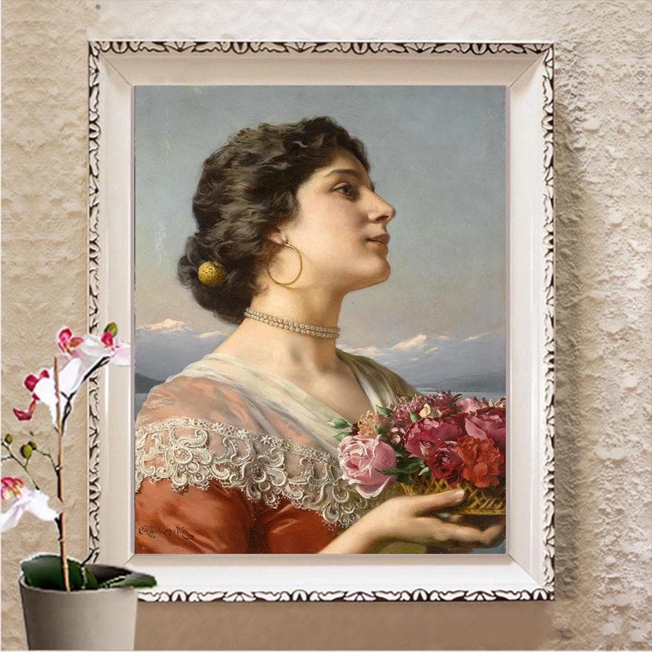 Diamond Mosaic 5D Diamond Painting Full Square Cross stitch Kit Diamond Embroidery Picture of Rhinestone Decor Gift Full Square 20X30CM