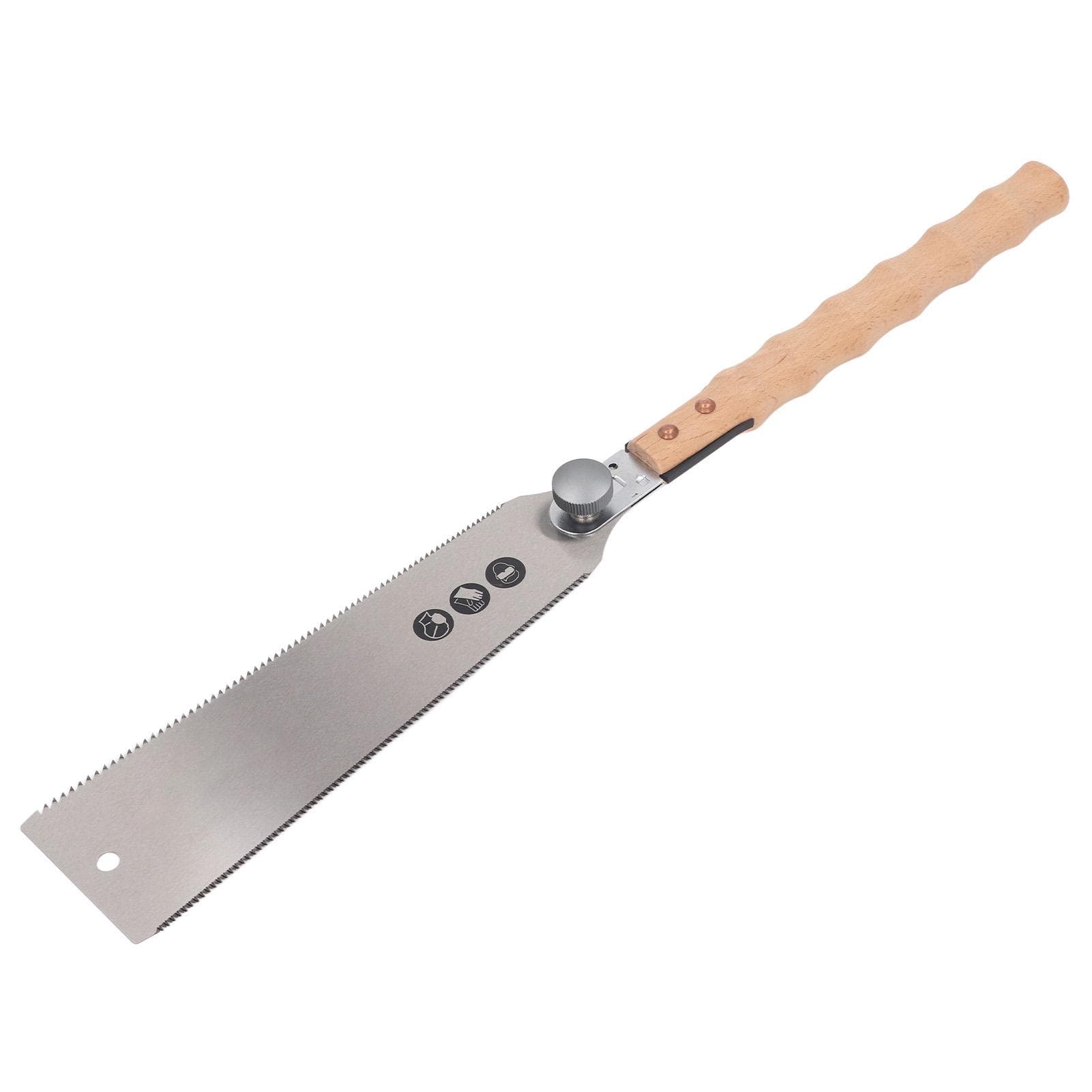 Double Edge Sided Hand Saw Fine Tooth Triple Fast Flush Cut Pull Saw for Woodworking