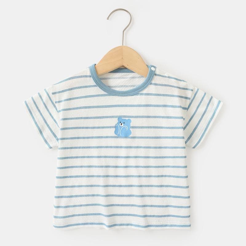 Baby Clothes Casual Short-sleeved T-shirts Summer Clothes Boys Girls Baby Children Children Summer Half-sleeved Tops 120cm