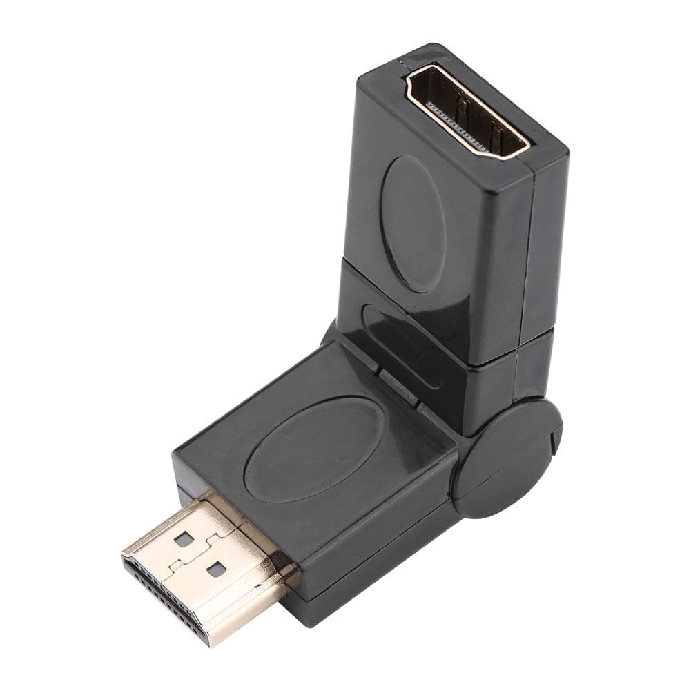 360 Degree Rotation Swivel HDMI Male to HDMI Female Adjustable Adapter Converter