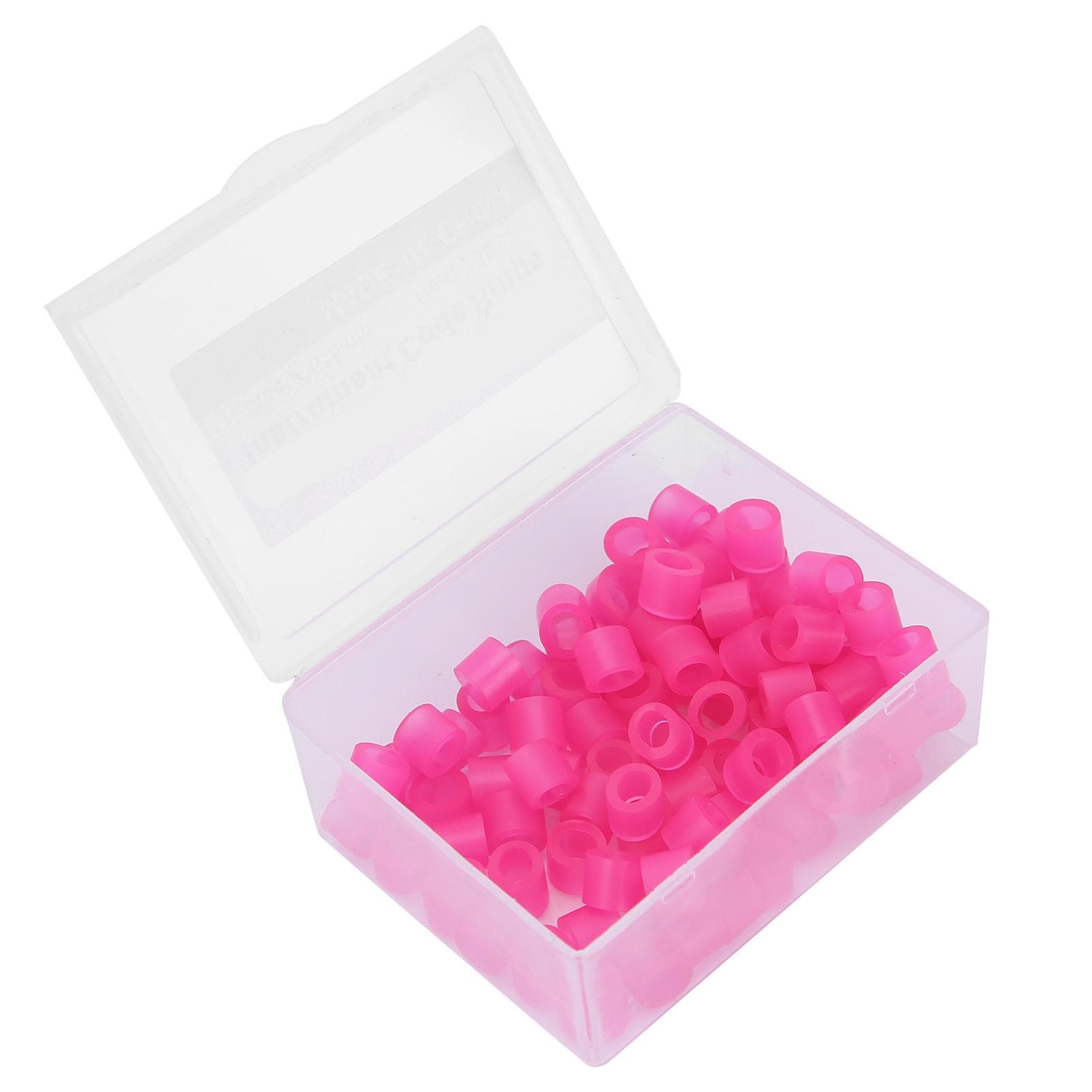 100pcs Dental Color Code Rings NonToxic Silicone Dental Color Code Rings Accessory Supplies(Mix pink