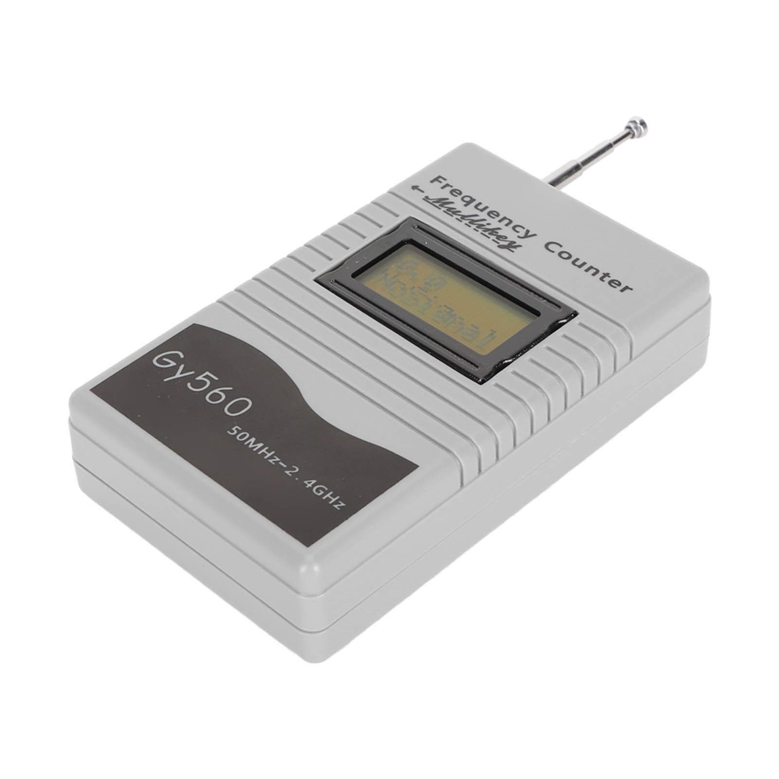 Mini Gooit GY560 Radio Frequency Counter 50Mhz‑2.4Ghz Portable Frequency Counter Radio Frequency