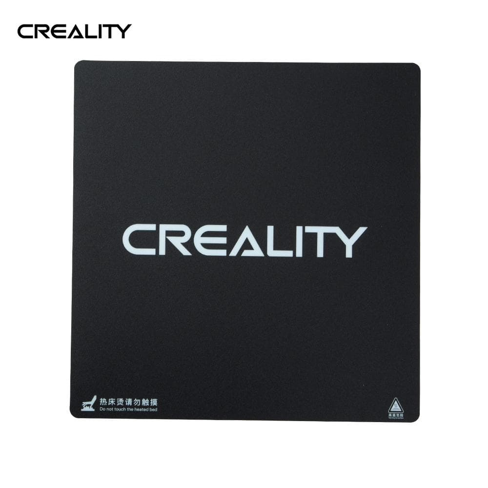 Original Creality 3D Heated Bed Sticker Sheet Build Surface High Temperature Resistant Black