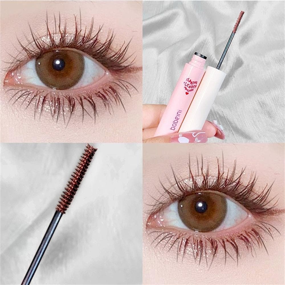 New Korean Cosmetics Black Brown Mascara Lengthens Eyelashes Extra Volume Waterproof Natural Lashes Female Professional Makeup brown