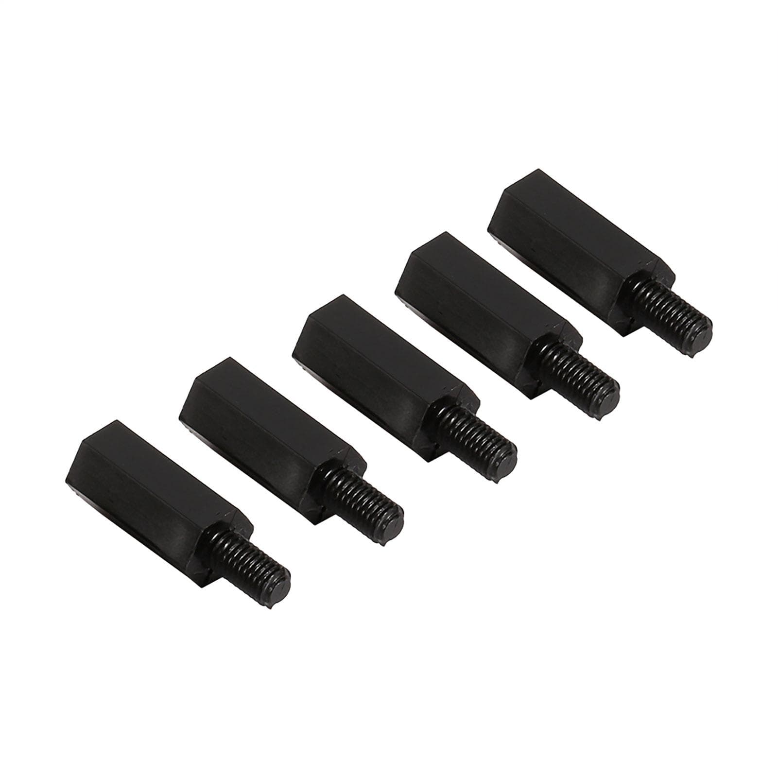 100pcs M2 M3 M4 Plastic Nylon Hex male Female Female Spacer Round Head Screw Nut