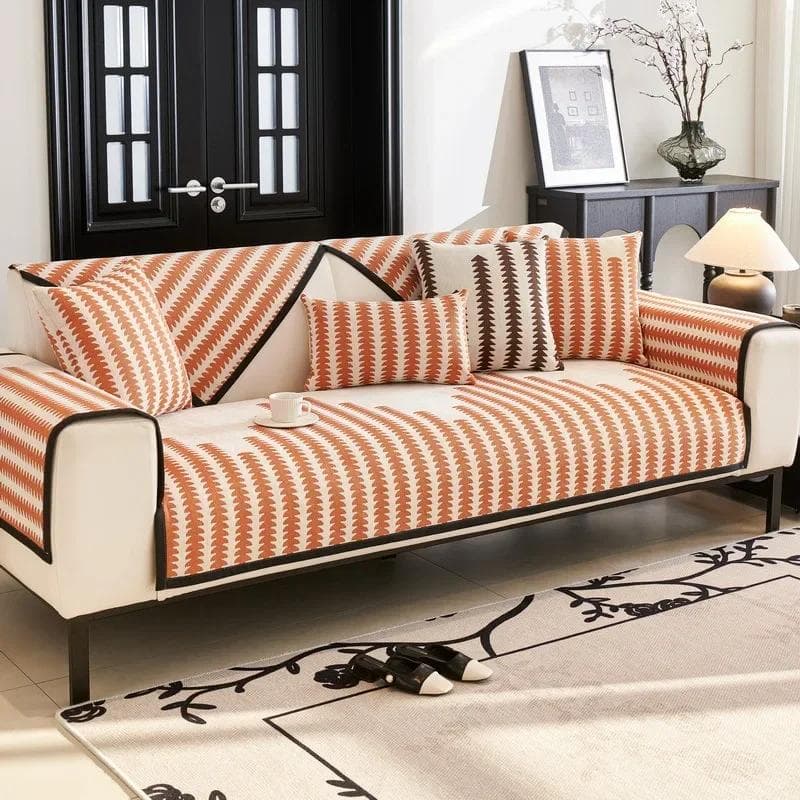 Four Seasons Universal Chenille Sofa Covers Pets Kid Mat Sofas Towel Anti-slip Couch Protector Slipcover Removable Sofas Blanket A 70x70cm 1pc