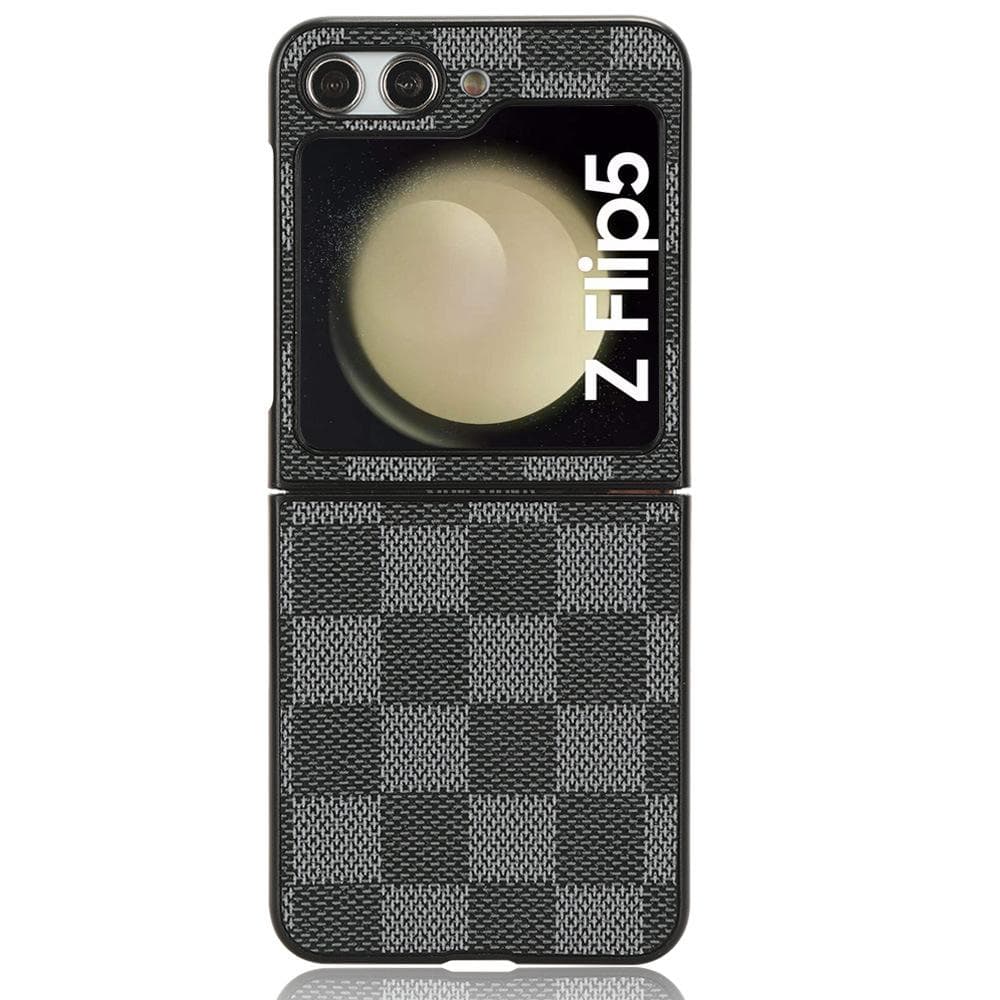 fashion Leather Phone Case for Samsung Galaxy Z Flip 5 4 3 Hangings Protective Back Cover for Samsung Z Flip 5