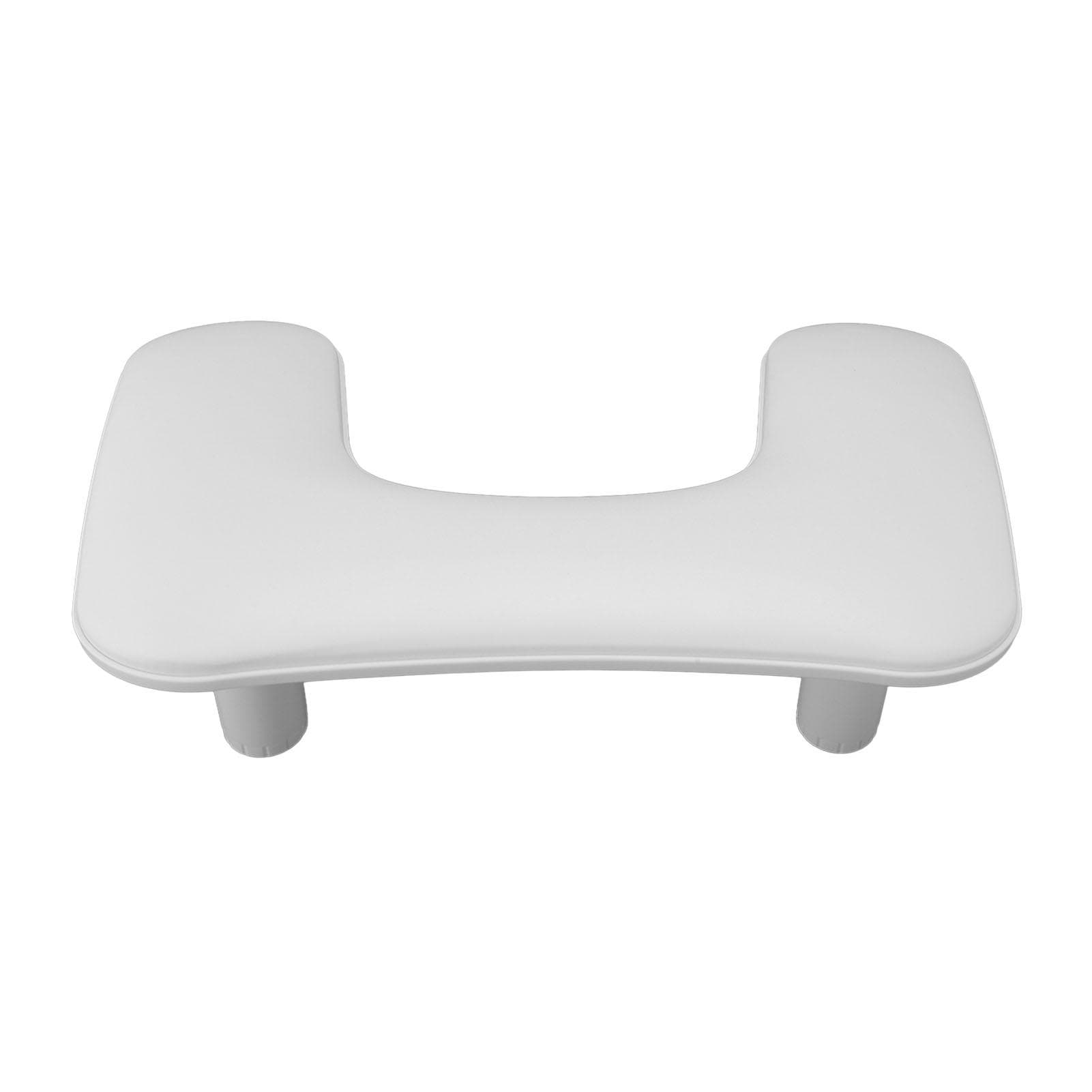 Two Hands Nail Arm Rest Adjustable Height Nail Hand Cushion Portable U Shape Design PU Leather Hand