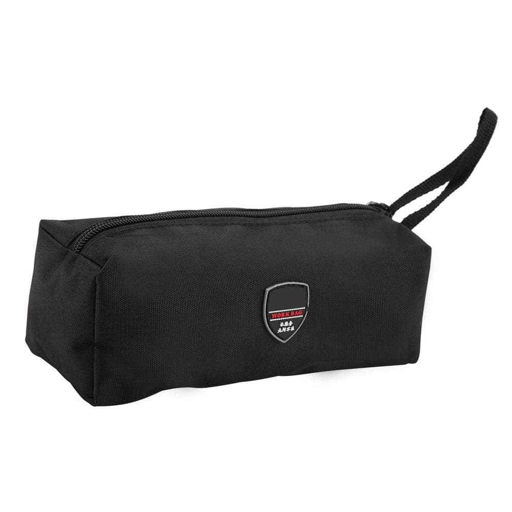 Multifunction Tool Bag Portable Hardware Electrician Screwdriver Spanner Storage Pouch(Black) Black