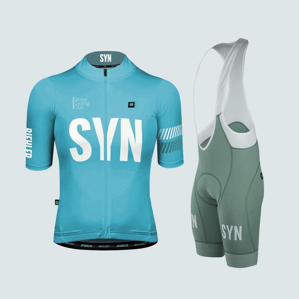 Club Summer 4-color Team Road 2025 Cycling Suit Set Short Sleeve Jersey and Bib Shorts Team Pro Race Bicycle Clothing MTB Wear L