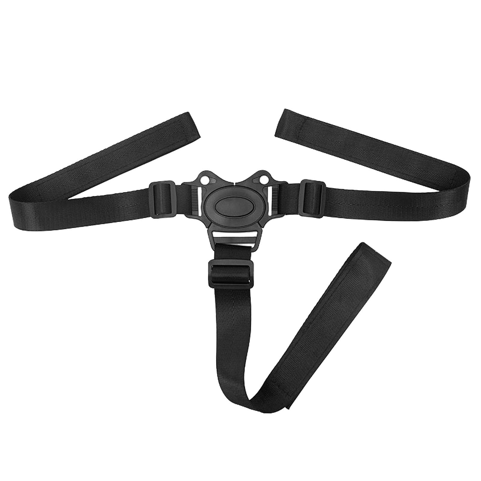Baby Safety Belt Adjustable 3 Point Harness Baby High Chair Straps Seat Belts For Child Kid black