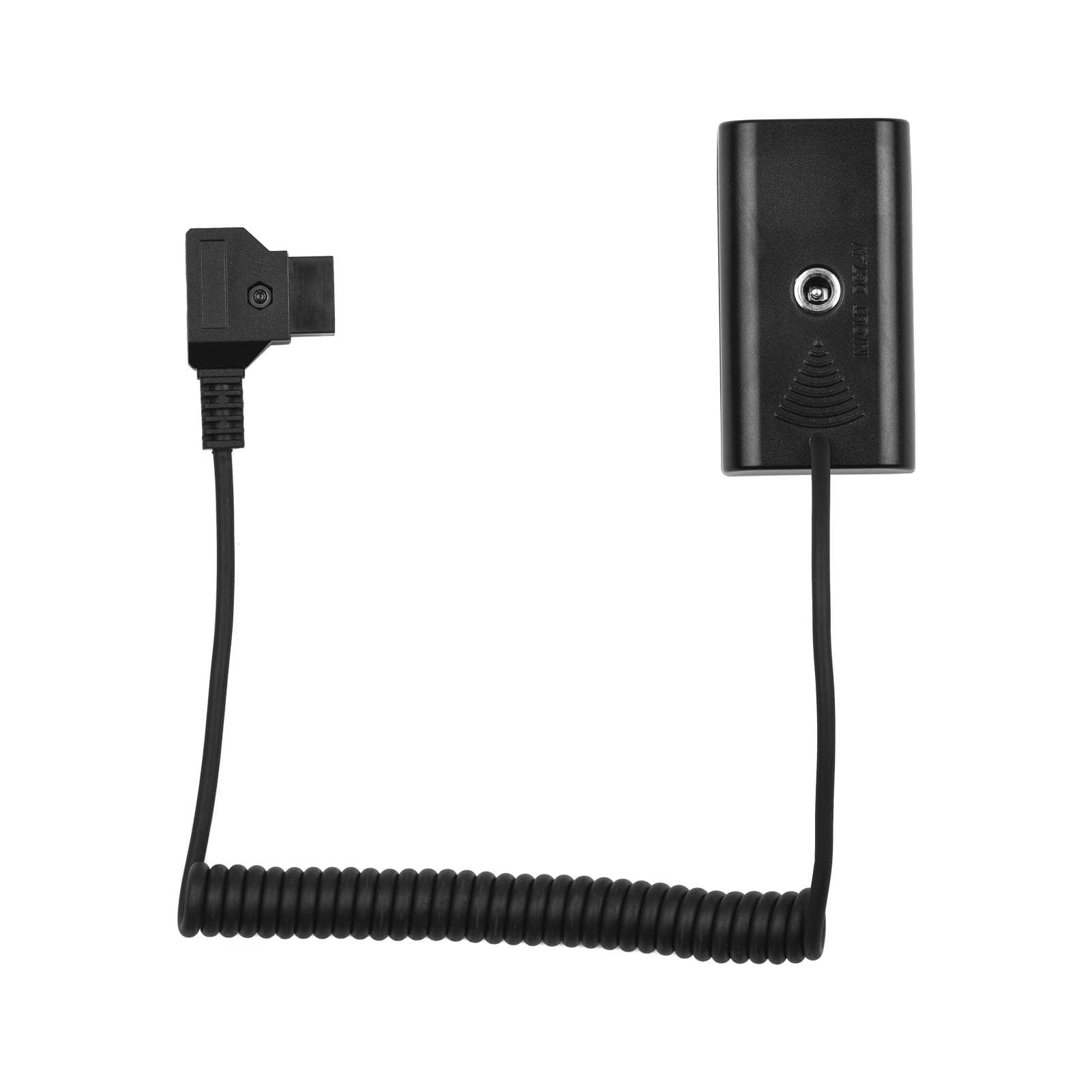 D-Tap to NP-F550 F570 Dummy Battery Coupler Adapter with DC 7.4V Power Input/Output for Video black