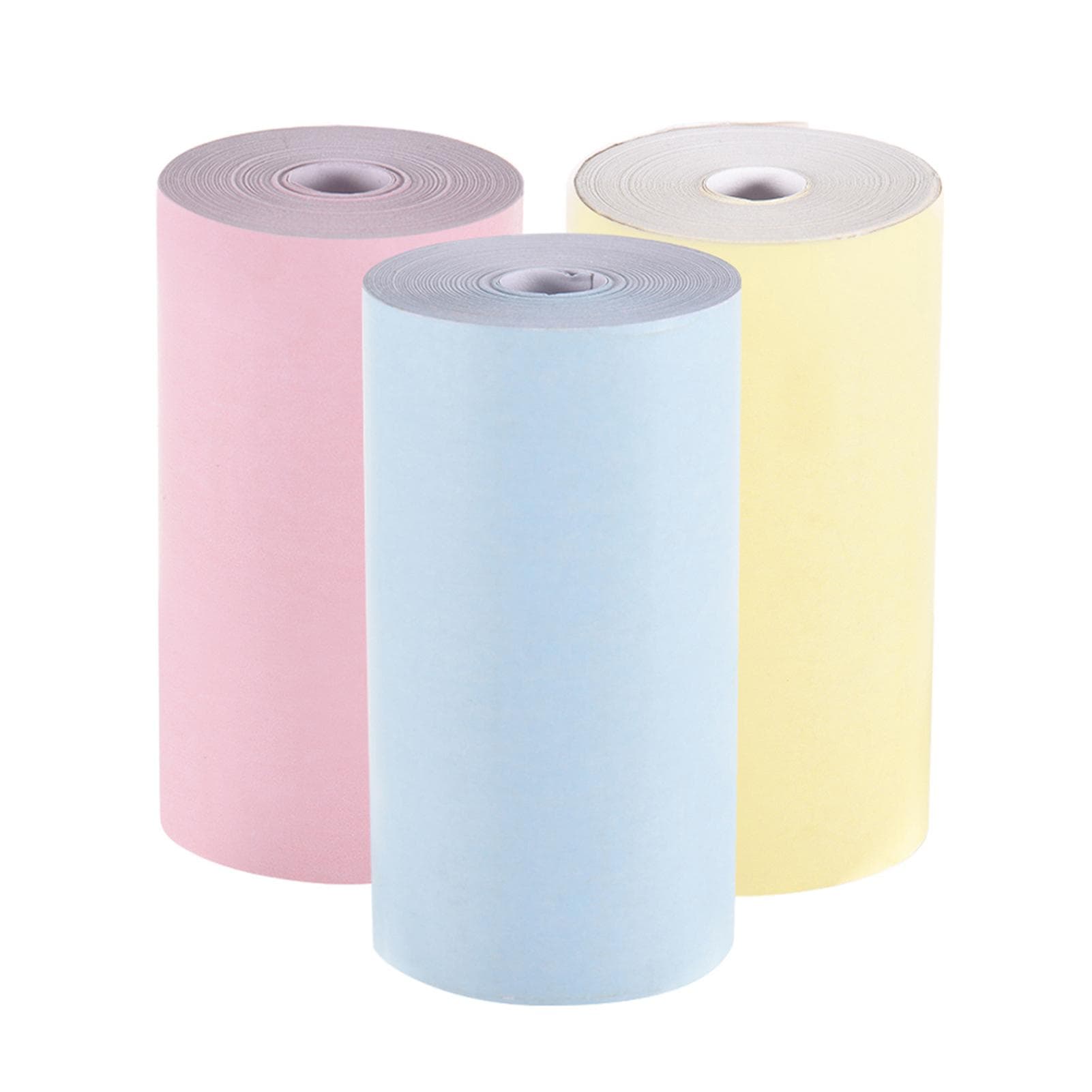 Color Thermal Paper Roll 57*30mm Bill Receipt Photo Paper Clear Printing for PeriPage A6 Pocket 3 Rolls multicolour