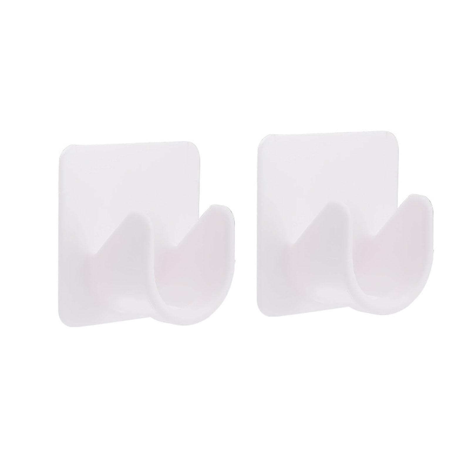 1 Pair Curtain Rod Bracket Modern Simple Slip Resistance Strong Load Bearing Self Adhesive Curtain