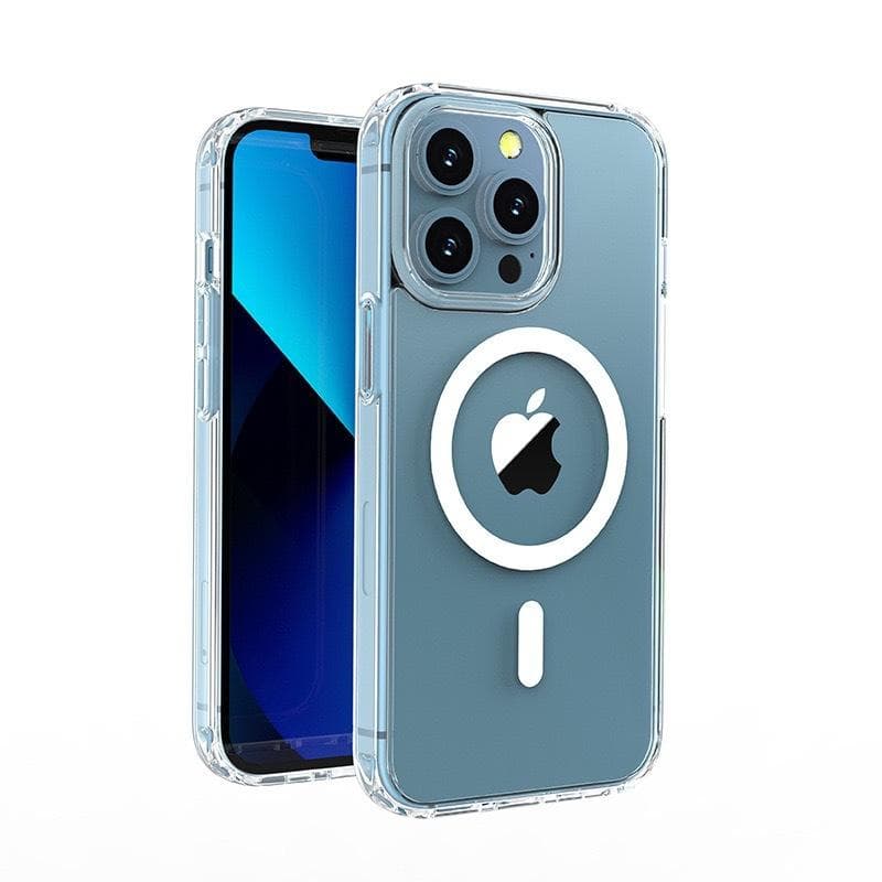 Suitable for Apple 16pro Magnetic Suction Mobile Phone Case Iphone15 with Pop-up Window Animation Magnetic Suction X Transparent Anti-sharp Protection iPhone 15Plus