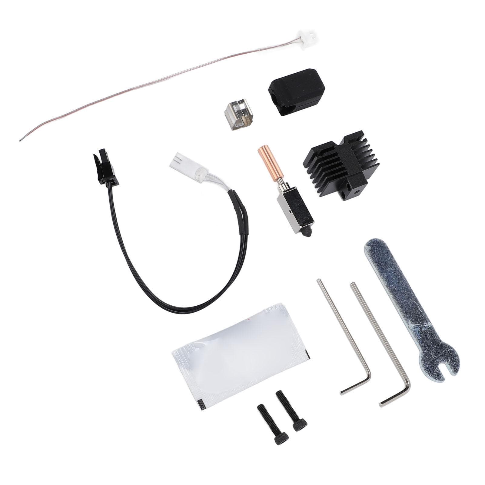 Hotend Kit Ceramic Extruder Print Head Replacement Assembly Hardened Steel Nozzle for QIDI X