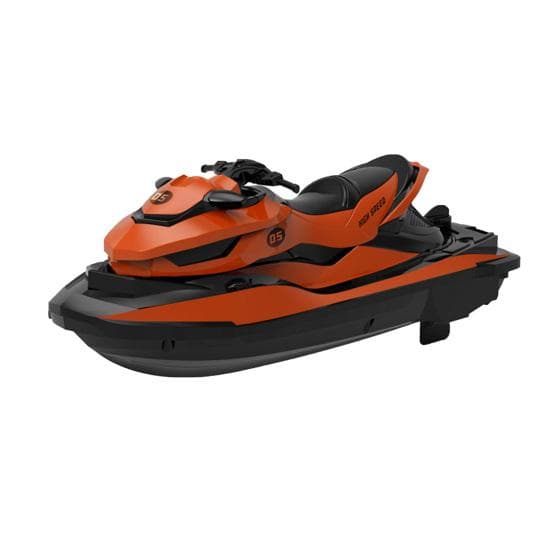 Remote Control Boat Water-proof Low Resistance High Speed Electronic Boat orange