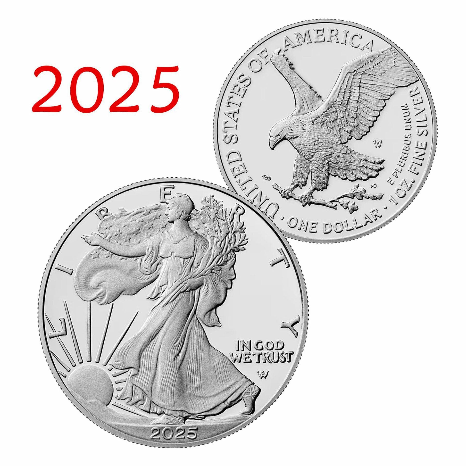 2025 American Eagle Ocean Gold And Silver Coin silver