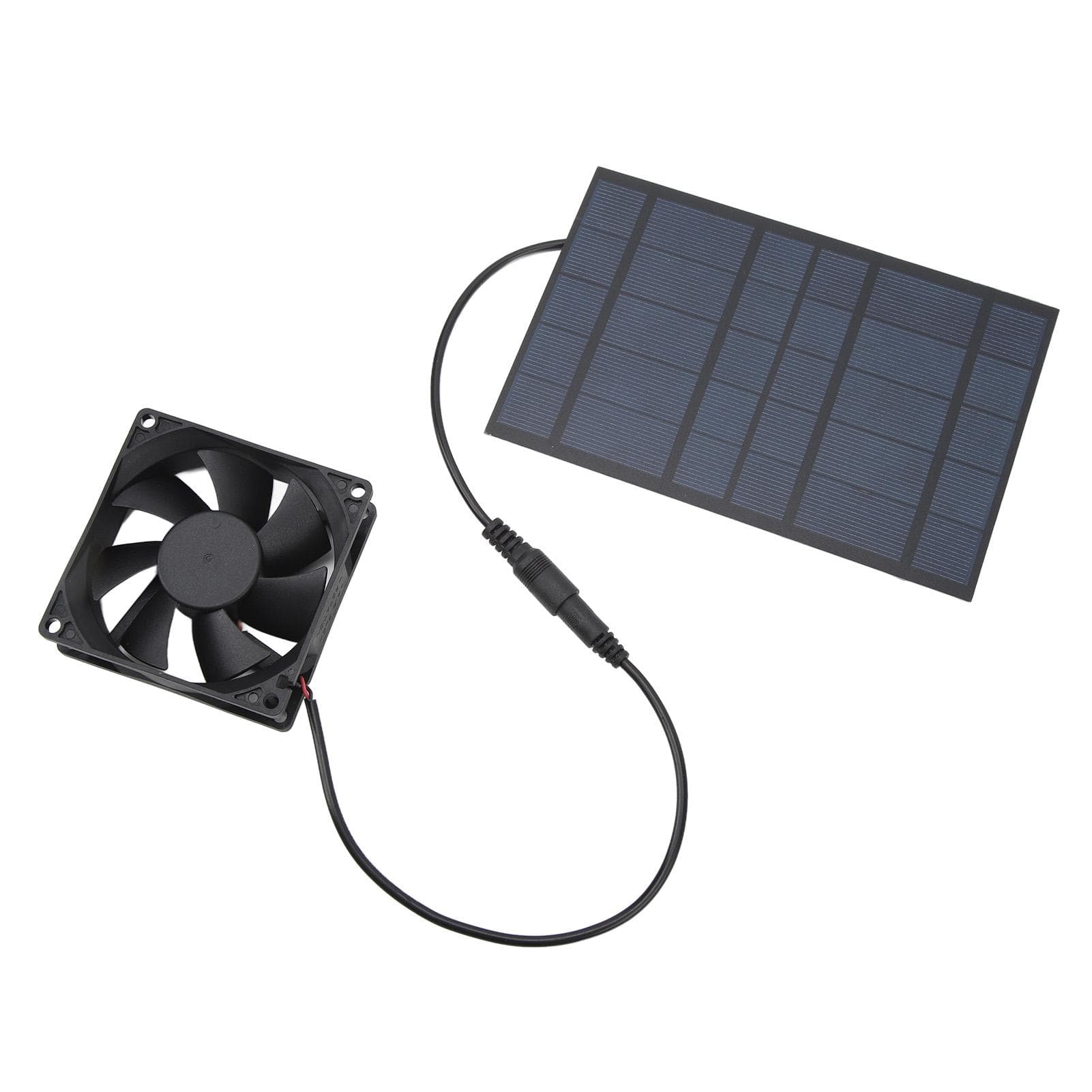 Solar Panel Fan Reduce Temperature Humidity IPX7 Waterproof Solar Powered Fan for Chicken Coop