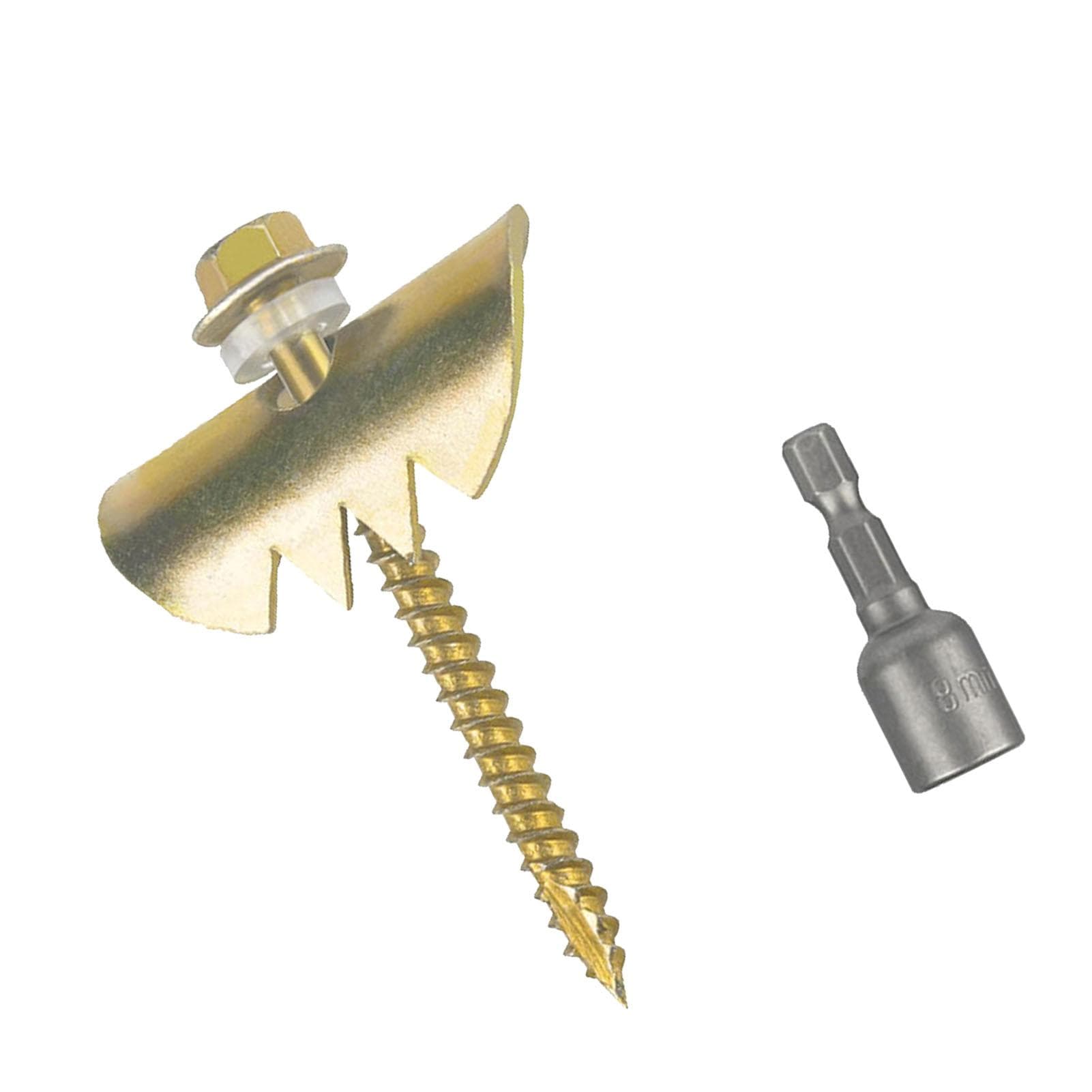 50PCS 2 Inch Fence Fastener Nails Galvanized Stainless Steel Fence Staple for Wire Mesh and Woven