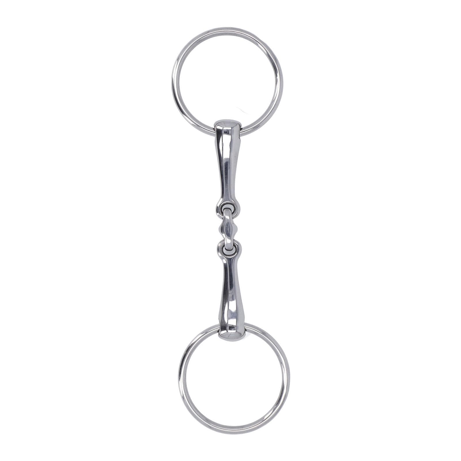 Horse Snaffle Stainless Steel Flexible Jointed Wearable Rust Proof O Ring Horse Mouth Bit for Horse