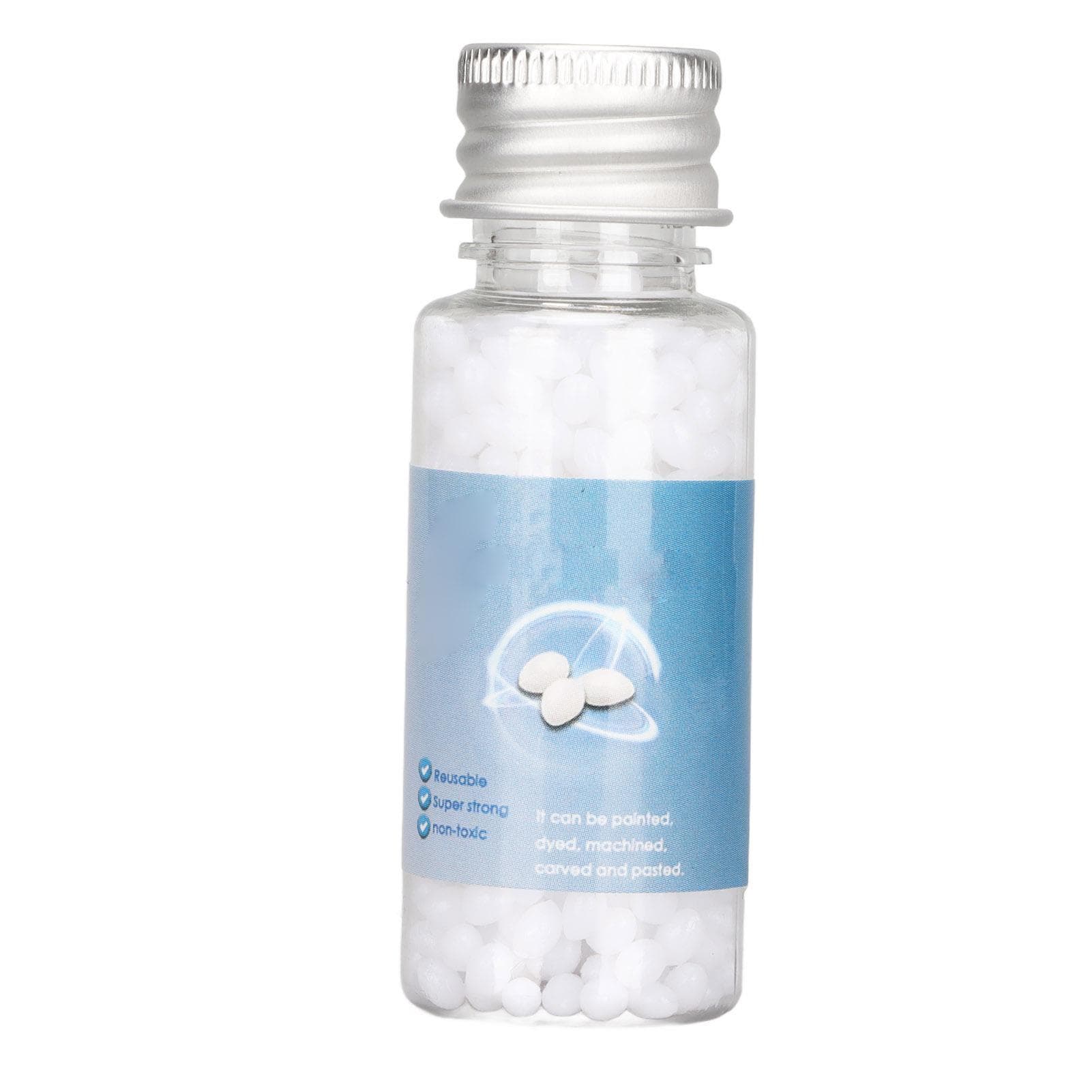Tooth Repair Beads Temporary Dental Filling Fixing Care Kit for Broken Missing Teeth Medium Bottle