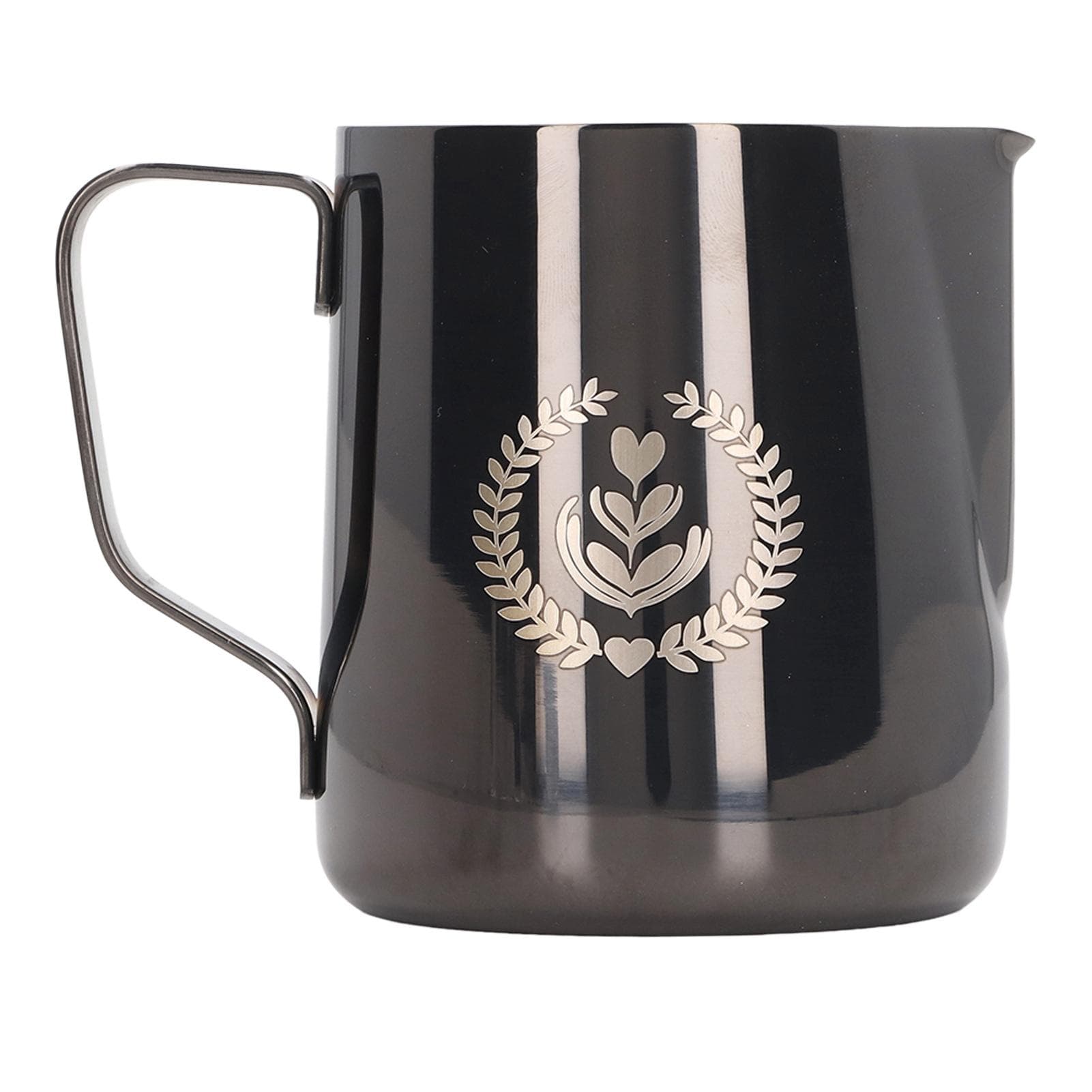 350ml Coffee Milk Frothing Pitcher Cup Thickened 304 Stainless Steel Milk Pitcher Coffee Maker L