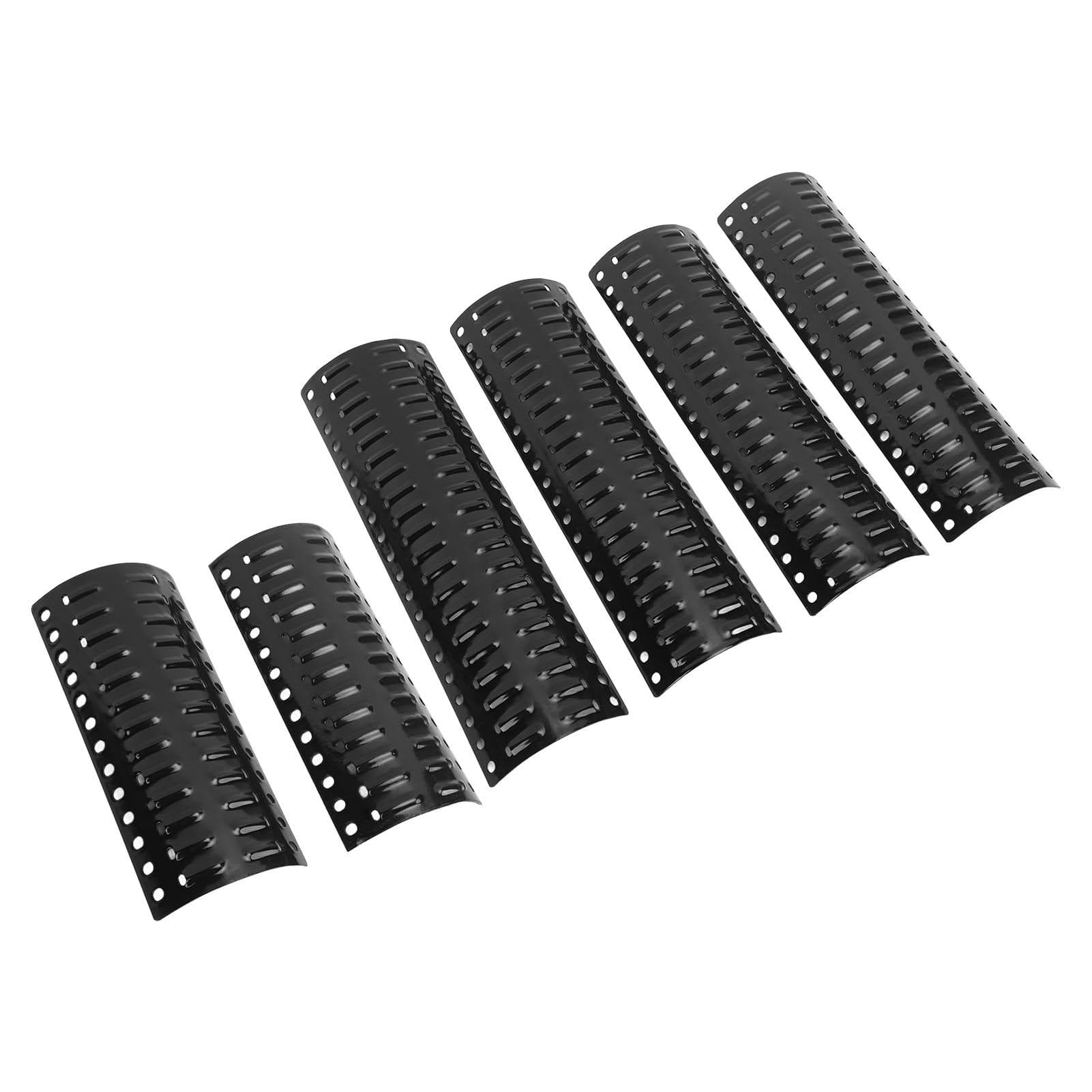 6pcs Replacement Heavy Duty Adjustable Heat Plate Shield Heat Tent Bar Burner Cover Flame Tamer