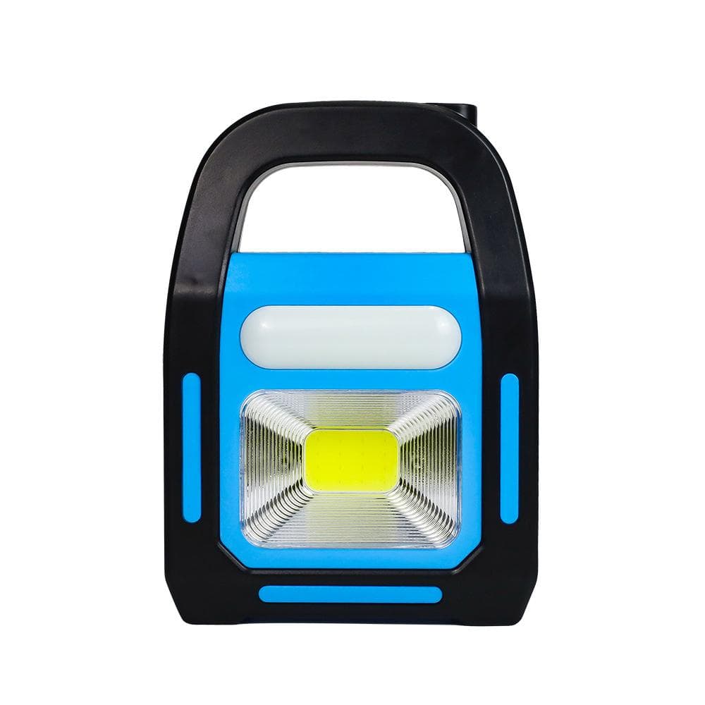 3 In 1 Solar USB Rechargeable Camping Lantern Waterproof Emergency Flashlight blue