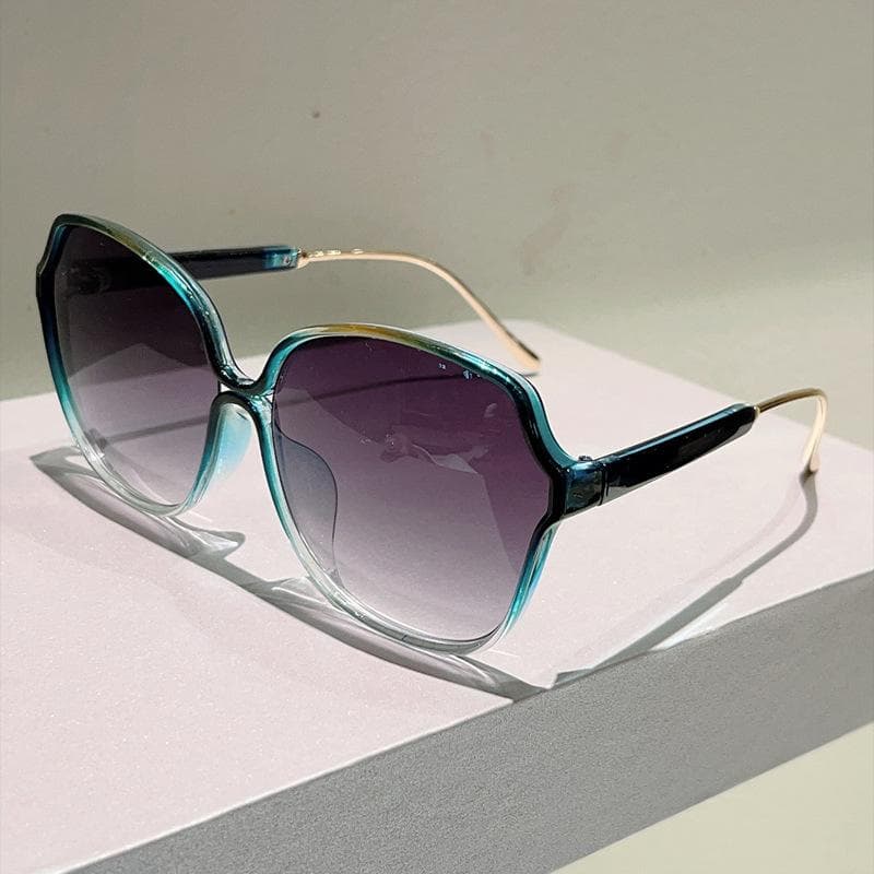Y2K Vintage Oversized Sunglasses Women Men Luxury Designer Sun Glasses Punk Big Frame Hollow UV400 Protection