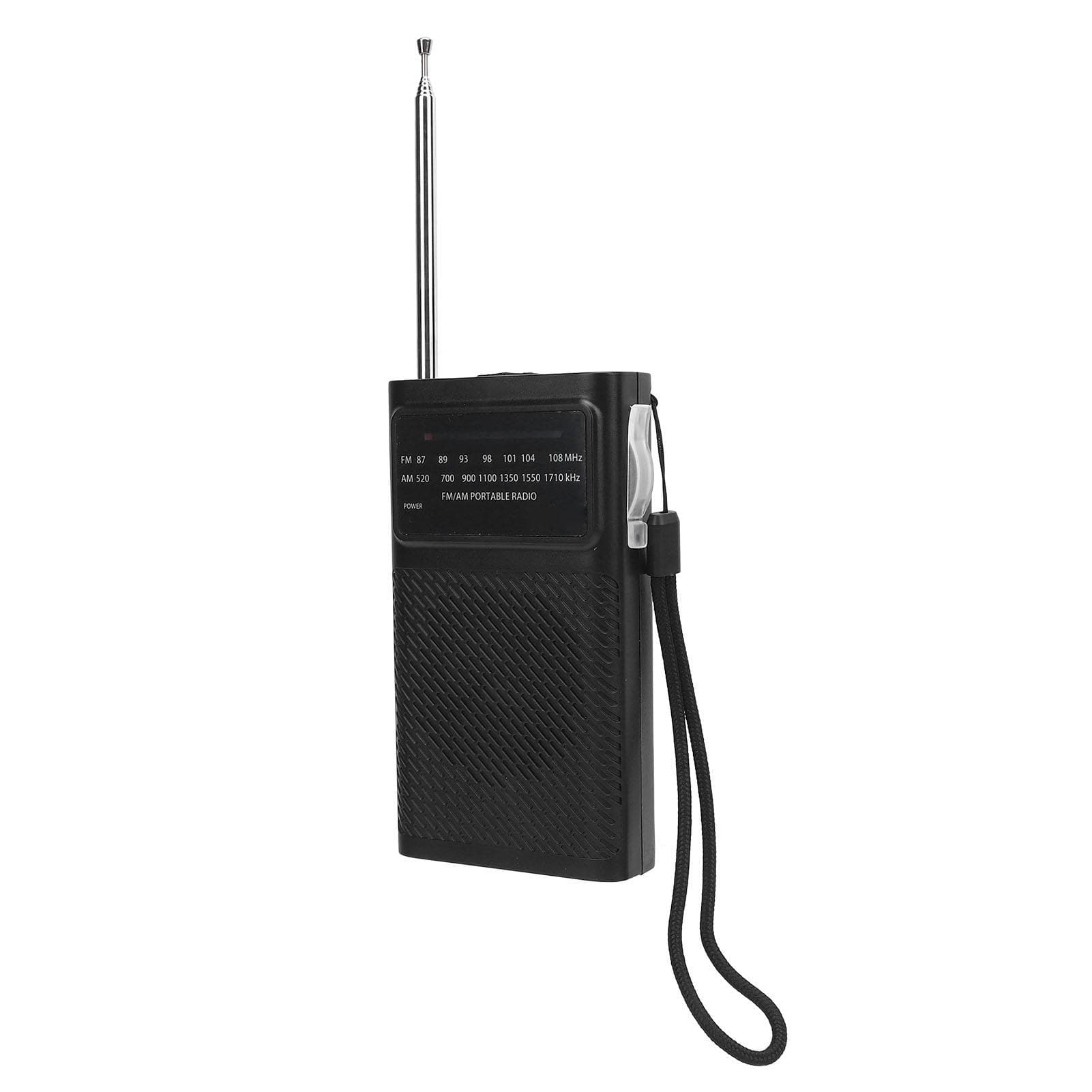 Portable AM FM Radio Multifunctional Strong Reception and Sound Battery Operated Small Radio with