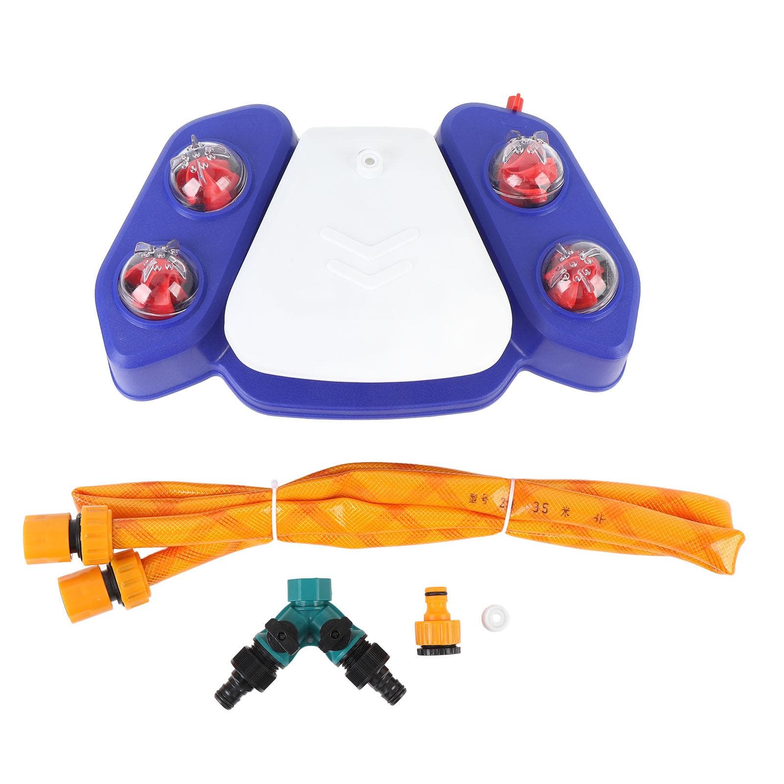 Dog Water Sprinkler Interactive Easy To Use Rugged Construction Spray Pet Water Toy for Playing and blue