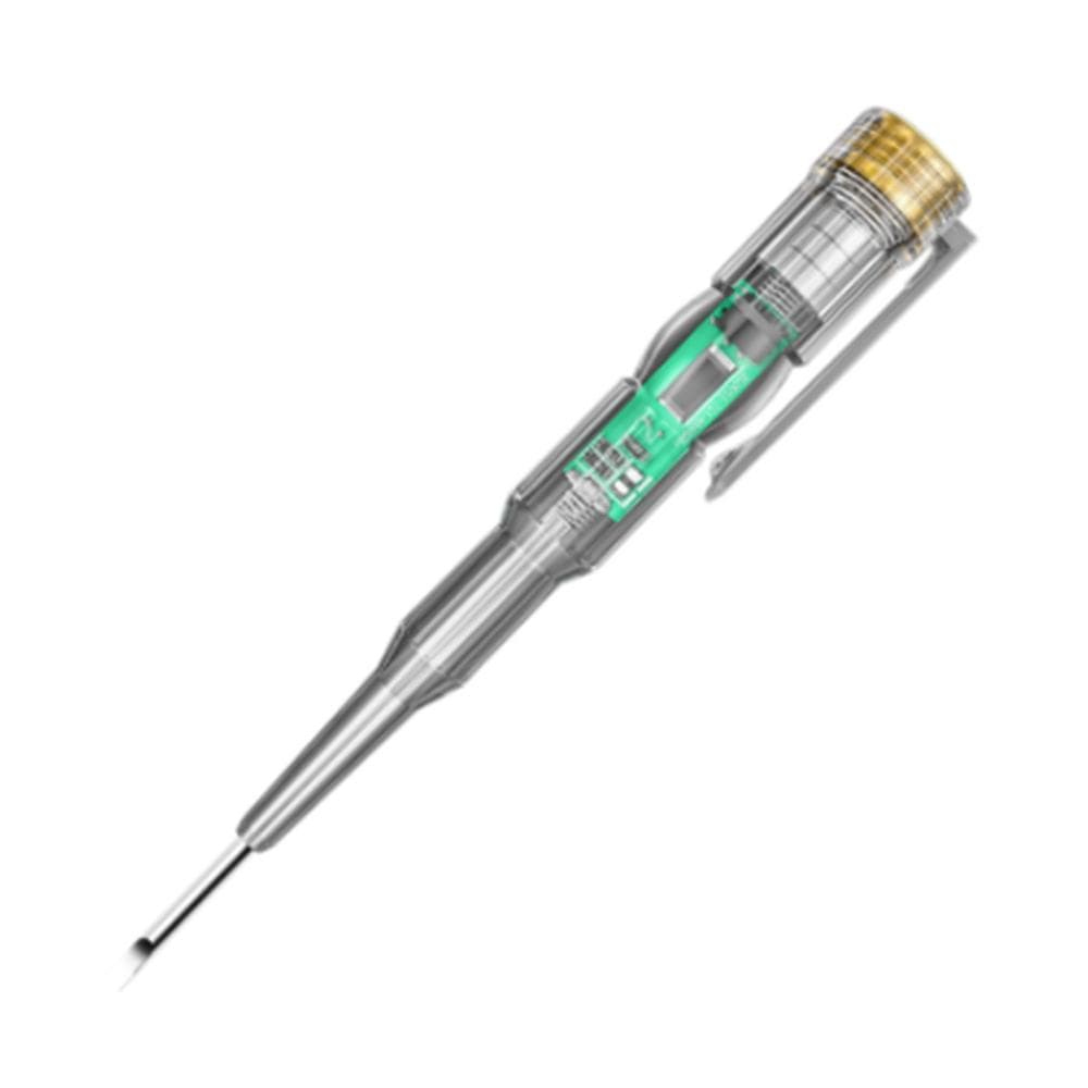 Intelligent Waterproof Buzzer Voltage Tester Pen Power Voltage Detector Electricity Detector Test transparent
