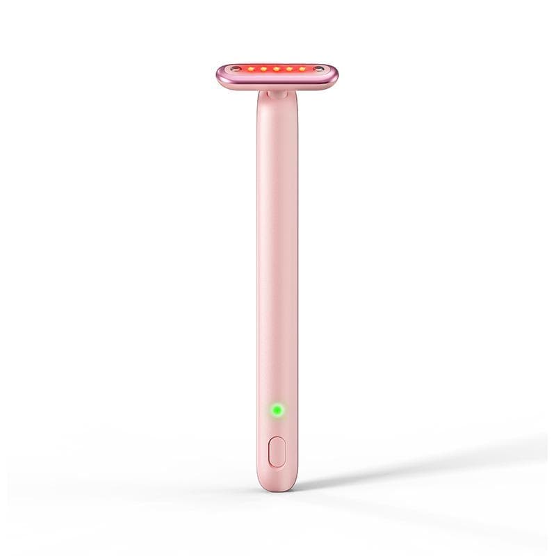 Eye Beauty Instrument EMS Micro-current Vibration Introducer, Household Rechargeable Eye Cream Introduction Electric Beauty Instrument pink