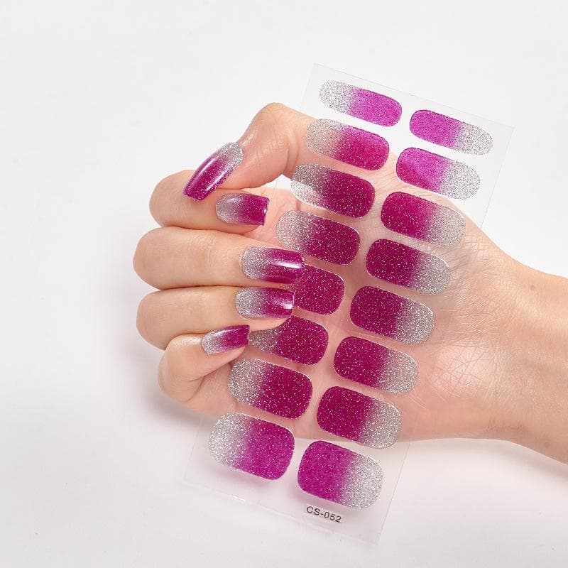 2025 New No Glue Gel Nail Stickers Waterproof Matte Press On Nails for Women
